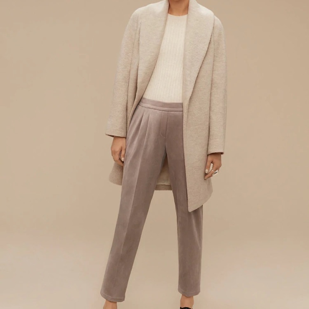 Aritzia Babaton Cohen pant suede - Picture 1 of 7